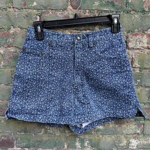 Vintage Express 90s Shorts Women's Size 5/6 Dainty Floral High‎ Waist Mom Boho